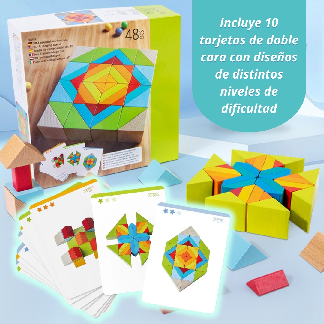 Miniatura 3 de PUZZLE 3D DE MADERA PARA NIÑO MONTESSORI